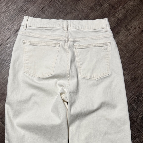 NWOT DL1961 Hepburn Wide-Leg Women's Cream Jeans - Picture 12 of 13